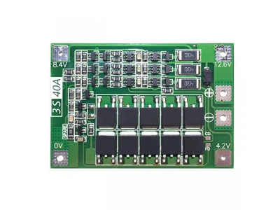 BMS плата защиты 3S 40A 12.6V Контроллер заряда\разряда Li-ion батарей 18650, с балансировкой, симметричная