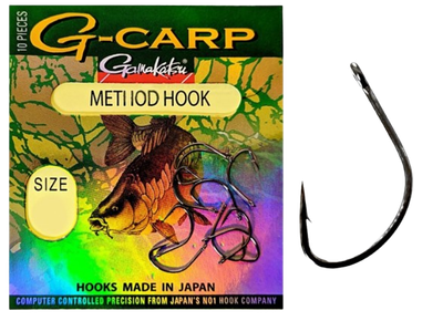 Крючок GAMAKATSU G-CARP METHOD HOOK №02 10шт,34591