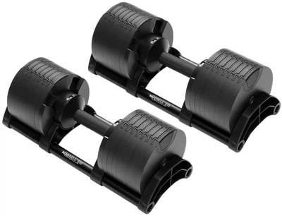 Гантелі набірні NUO Nuobell 2-32 кг 2 шт Чорні (NB232BLA)