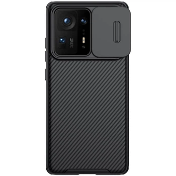 Карбонова накладка Nillkin Camshield (шторка на камеру) на Xiaomi Mix 4 Чорний / Black