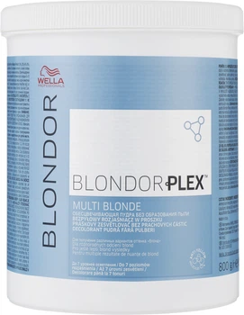 Знебарвлювальна пудра Wella Professionals Blondor Plex Multi Blonde Lightener Фіолетова 800 г (4064666578781)