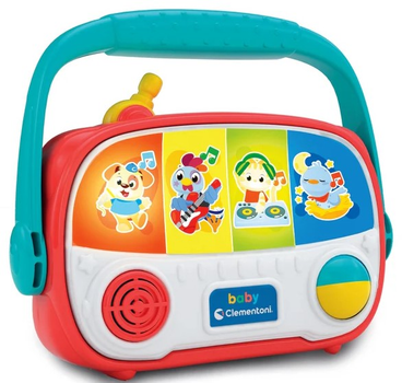 Балакуче дитяче радіо Clementoni Baby Radio 17525 (8005125175253)