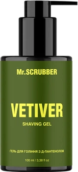 Гель для гоління з D-пантенолом Mr.Scrubber Vetiver 100 мл (4823109701915)