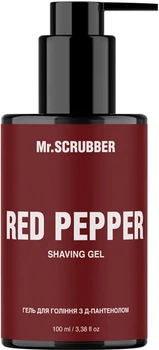 Гель для гоління з D-пантенолом Mr.Scrubber Red Pepper 100 мл (4823109701922)