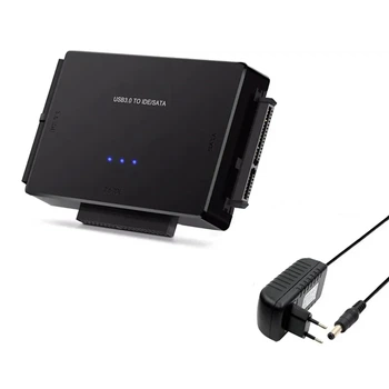 Адаптер переходник QGeeM для подключения SATA IDE 2.5-3.5 устройств к USB