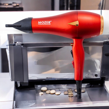 Фен для волос Mozer MZ 9951 Red для укладки волос с 2 насадками