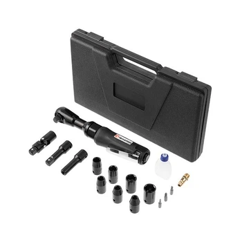 Гайковерт угловой пневматический 1/2", 69 Нм, набор головок, кейс INTERTOOL PT-1110
