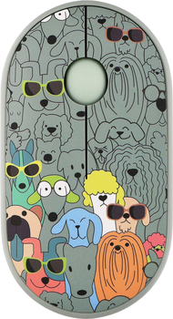 Мышка 2E MF300 Pets Dogs Silent WL BT Green (2E-MF300WPETSGN)