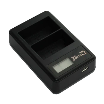 Зарядний пристрій Ruibo LCD USB для двох акумуляторів Sony NP-F550/F330, NP-FM50/FM30, NP-FM500H, NP-FM55H, NP-QM50 (36050)