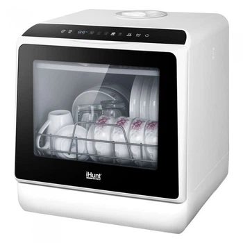 Компактна посудомийна машина iHunt Portable Dishwasher з резервуаром для води 5 л, 5 програм, сенсорне управління, без підключення до водопроводу