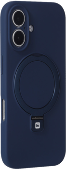 Панель Evelatus Premium Magsafe with Stand Soft Touch Silicone Case для Apple iPhone 16 Dark Blue (4752192091859)