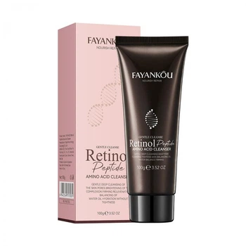 Гель для очищення обличчя з ретинолом FAYANKŌU Retinol Peptide Amino Acid Cleanser, 100 г