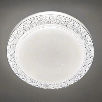 Стельова LED люстра 24W VALESO з пультом кругла 3000-6000К біла IP20 V GLX-19447-300 white
