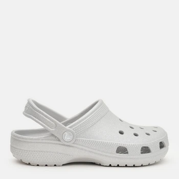 Жіночі крокси Crocs Classic Glitter Clog SilGlt 205942-0IC 37-38 (M5/W7) 23 см Silver Glitter (196265542413)