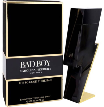 Туалетна вода для чоловіків Carolina Herrera Bad Boy 100 мл (8411061099728)