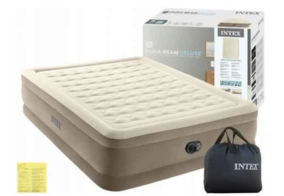 Кровать надувная Intex 64428 с встроенным электронасосом 203 x 152 x 46 см ULTRA PLUSH