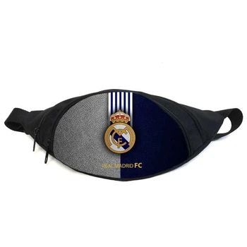 Поясная сумка бананка ФК Реал Мадрид (GB - FC Real Madrid 01) Gear Bag черная