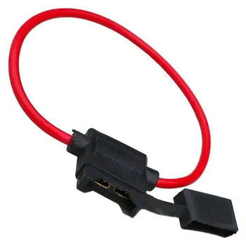 Держатель автопредохранителя TCOM, чёрный, с кабелем 12AWG