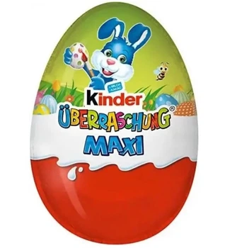 Шоколадне яйце Kinder Uberraschung Easter Maxi Зайчик 100 г