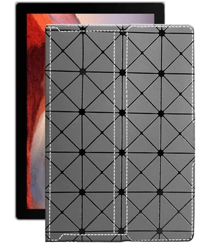 Чохол з екошкіри для планшету Microsoft Surface Pro 7 Plus Сірий ромб
