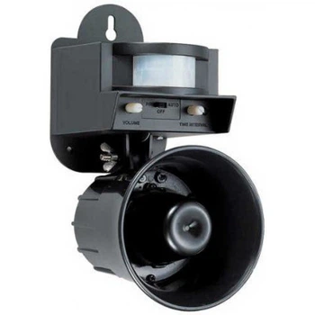 Отпугиватель птиц звуковой с датчиком движения Ultrasonic LS-2001 (nas_301063)
