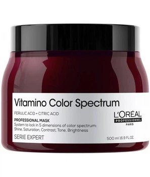 Маска Serie Expert Vitamino Color Spectrum для блиску та збереження колірного спектру фарбованого волосся 500 мл