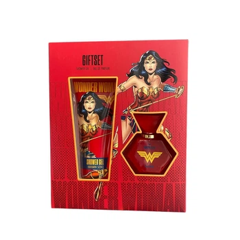 Подарочный набор мужской (парфюм+гель для душа) Giftset Batman Wonder Woman