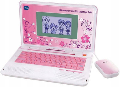 Laptop edukacyjny Vtech Glamour Girl XL 80-117964 (3417761179642)