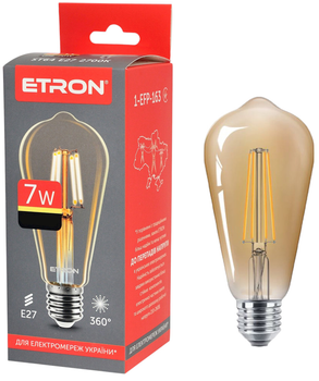 Светодиодная лампа ETRON ST64 7W E27 2700K 1-EFP-163