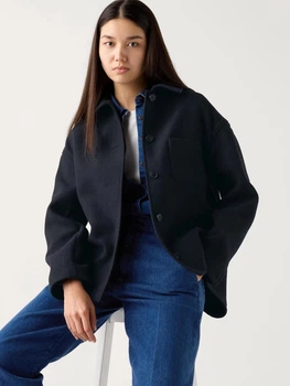 Куртка демісезонна жіноча Uniqlo 590210660 S Синя (1159825135)