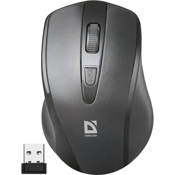 Мишка безпровідна DEFENDER Prime MB-053 |6D,USB| Чорний