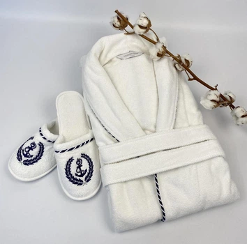 Халат мужской Maison D'or Michel Sailing White L