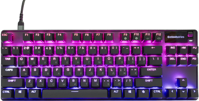 Клавиатура проводная SteelSeries Apex Pro TKL Gen 3 UA USB Black (SS64740)