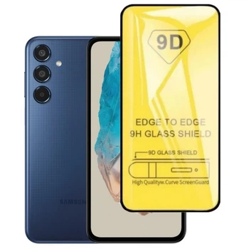Защитное стекло TDG 9D для Samsung Galaxy M35 5G (M356) полная проклейка черный