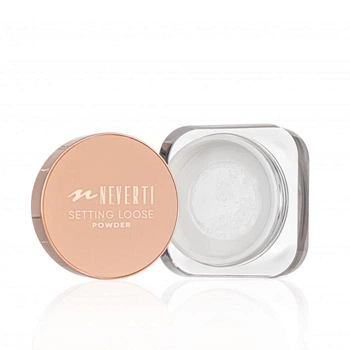 Рассыпчатая пудра для лица Neverti Setting Loose Powder Luminous Finish для сияющего тона кожи 001 Transparent Прозрачный 8 г