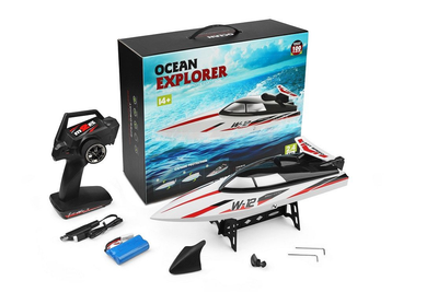 Човен на радіокеруванні RC TIGER SHARK W-12 RTR 2.4 ГГц з пультом