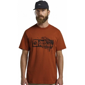 Футболка BRAND T M Jack Wolfskin A64116_3330 44 Помаранчевий (4064886461016)