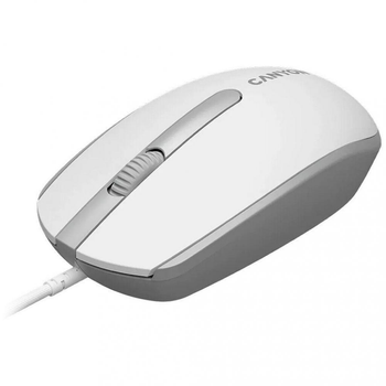 Миша дротова Canyon M-10 USB White Grey (CNE-CMS10WG)
