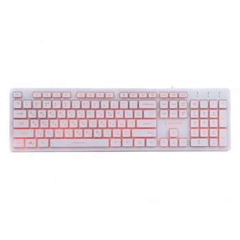 Клавіатура дротова Gembird KB-UML3-01-W-UA USB White стандартна підсвітка