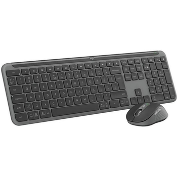 Комплект бездротовий (клавіатура миша) Logitech Signature Slim Combo MK950 for Business Graphite (920-012508)
