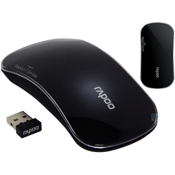Мишка бездротова Rapoo Wireless Touch (T6) White оптична бездротова (радіо) USB-нано USB BOX сенсорне управління