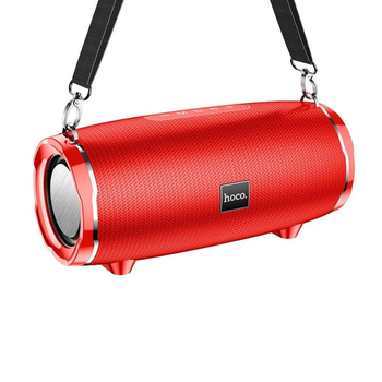 Портативная беспроводная Bluetooth колонка акустика Hoco HC5 2x15W, 3.5Hours, BT5.0, AUX, FM, TF, USB, 3600mAh Red
