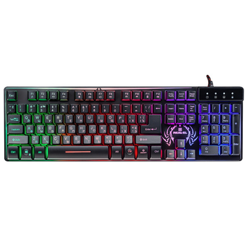 Клавіатура REAL-EL Comfort 7090 Backlit Black (EL123100031) Чорний 39620