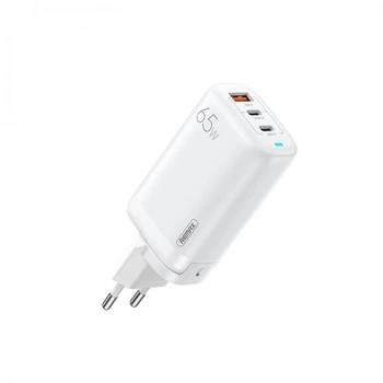 Мережевий зарядний пристрій Remax Ligil 65W USB+2хType-C PD+QC Білий (RP-U55)