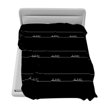 Плед флісовий SoundSleep Список бажань 51970729 200*215 см чорний