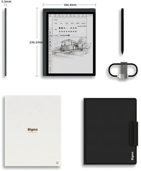 E-book Bigme B1051C Black (6973555480532)