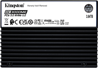 SSD диск Kingston DC3000ME 3.84TB U.2 PCIe 5.0 x4 3D eTLC (SEDC3000ME/3T8)