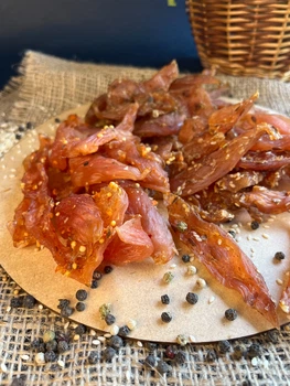 Сушеное мясо. Джерки куриные с кунжутом и васаби, 250 гр. Снеки к пиву