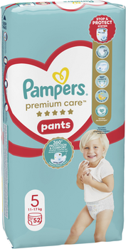 Подгузники-трусики Pampers Premium Care Pants Размер 5 11-17 кг 52 шт (8001090760036)