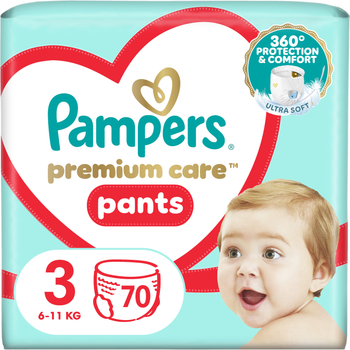 Підгузки-трусики Pampers Premium Care Pants Midi 6-11 кг 70 шт (8001090759955)